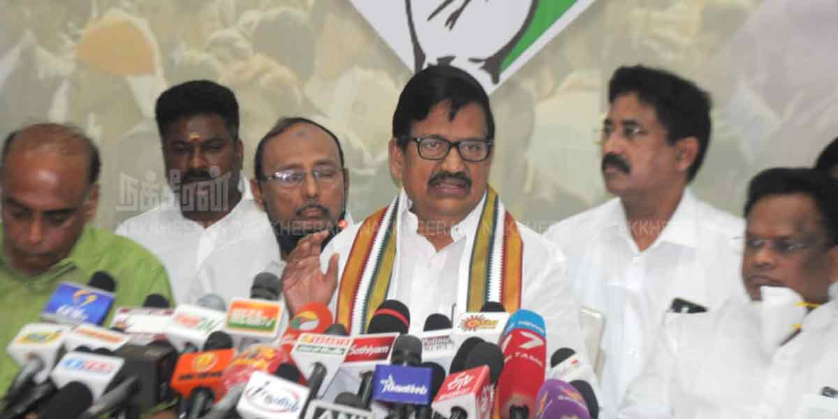 Giving away freebies is important. Because ... - KS Alagiri speech!