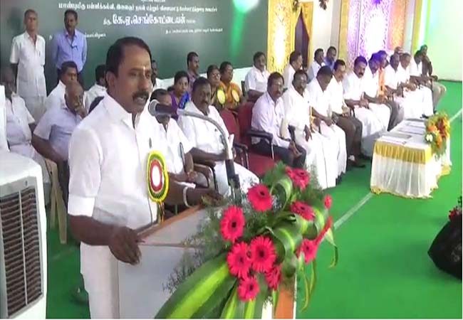 tamilnadu educational and sports minister sengottaiyan speech in salem