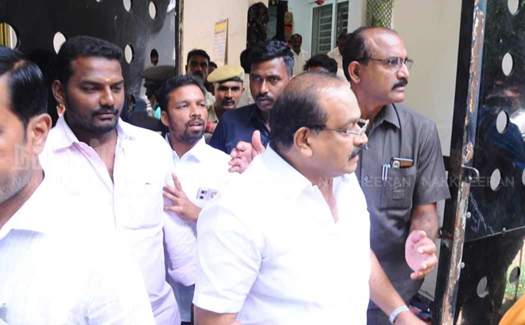 Senior ministers consult at Minister Ponmudi house