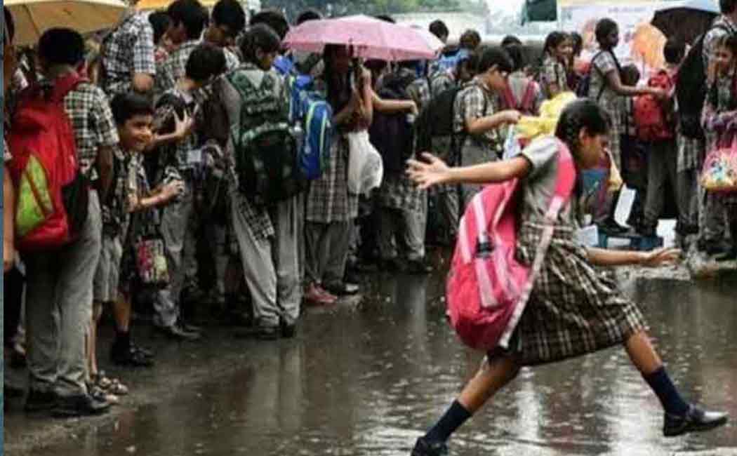 Schools holiday in two places due to heavy rains