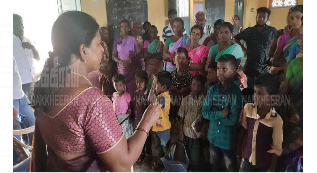 Another government school closed by the govt; peoples reopen