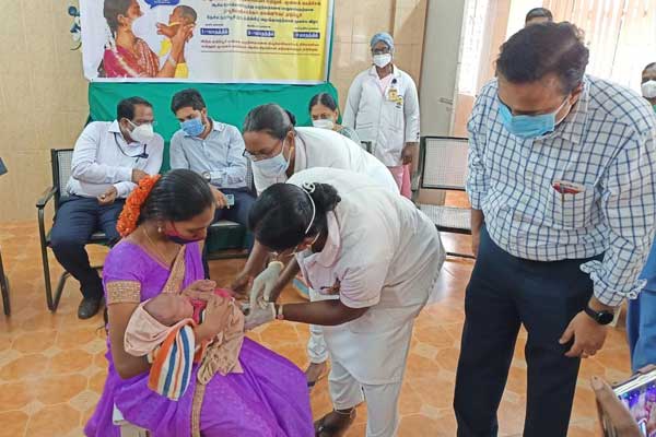 Special vaccination camp to protect children from meningitis ..!