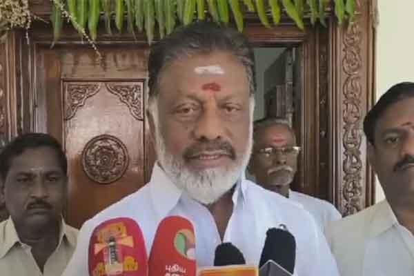 OPS says This is the situation of buses operated by the TN govt