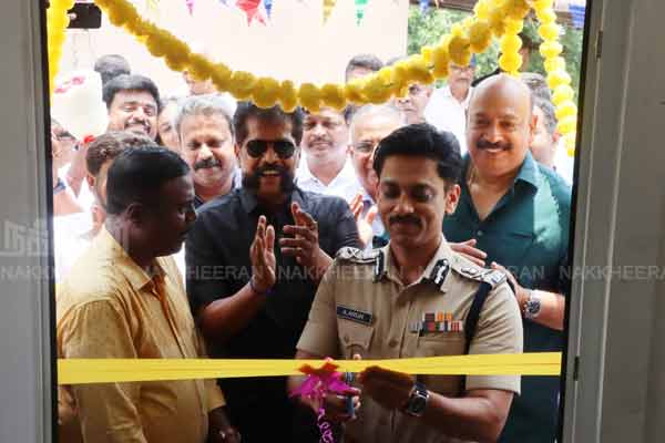 Commissioner arun opens restaurant at Chennai Press Club