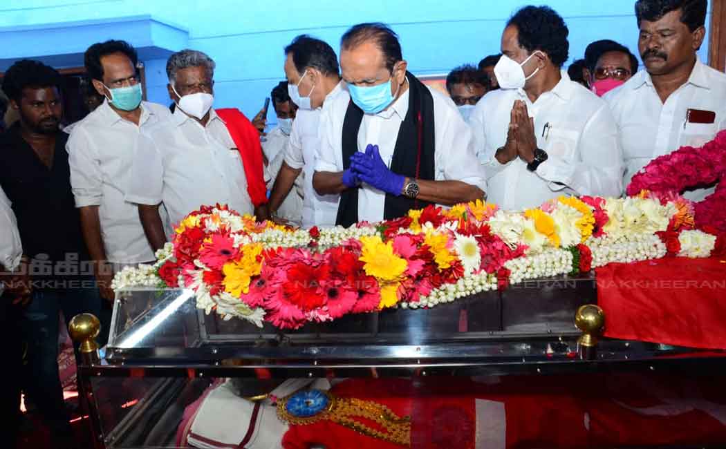 various political leader pay tribute to pandian communist party