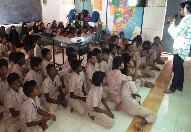 Awareness Program on 'Environmental Protection' in cuddalore district parangipettai schools
