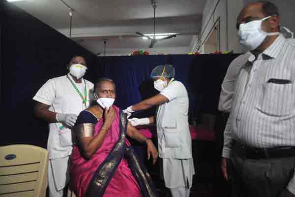 Corona vaccine rehearsal at Trichy Government Hospital ...