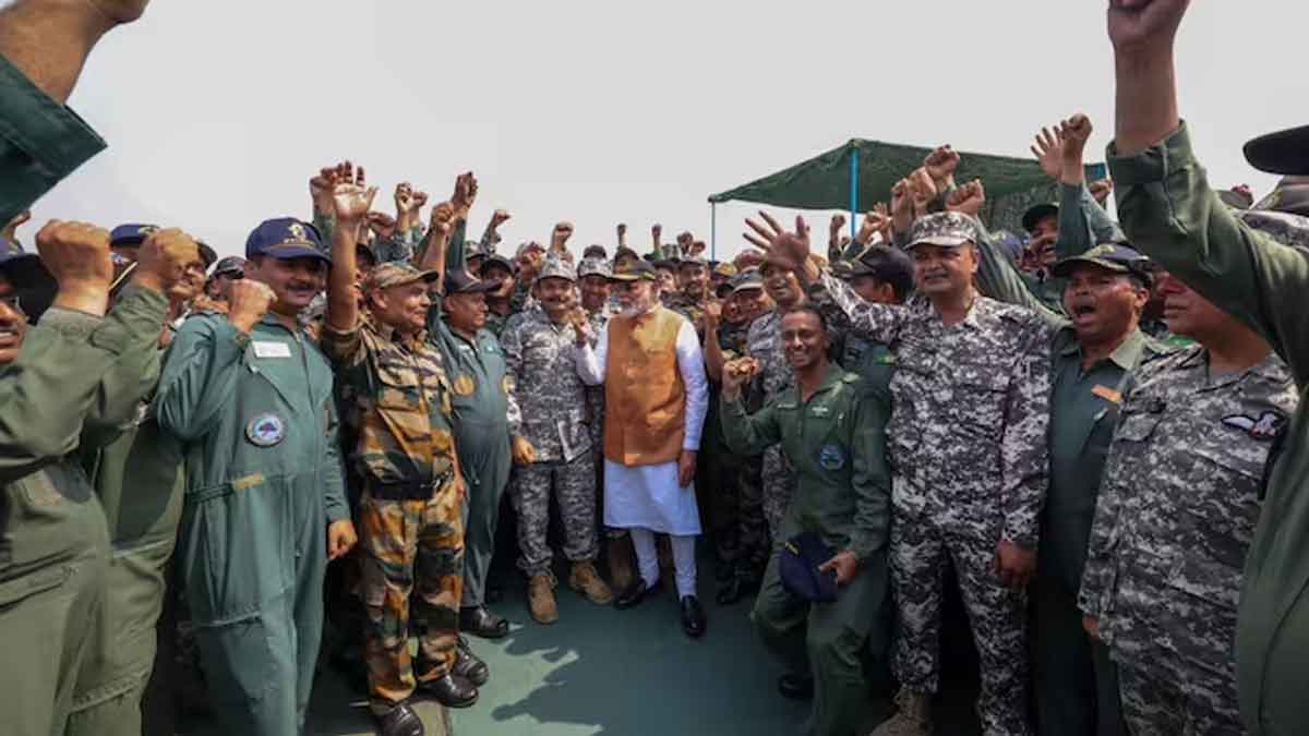 'We have made bran powder; Pakistan has lost its sleep' - Modi's speech
