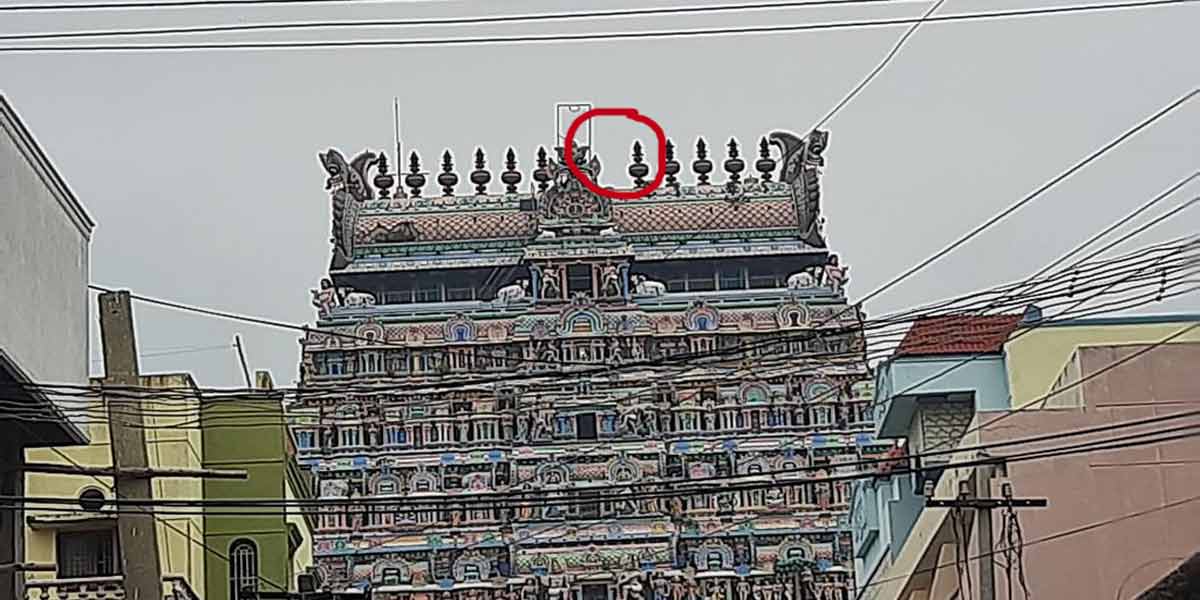 Where is the urn of Chidambaram Natarajar Temple located? Viral on social website!