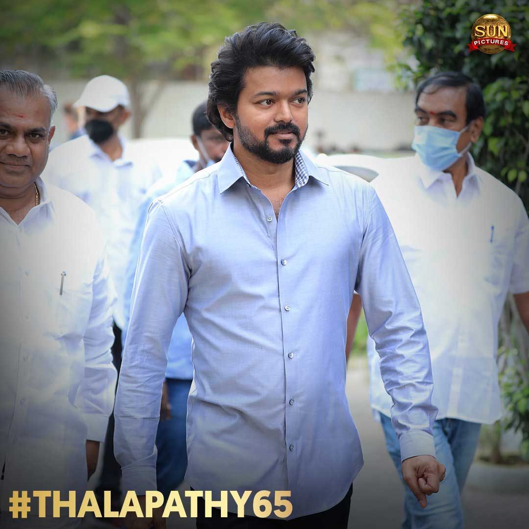 Thalapathy 65 movie pooja photos