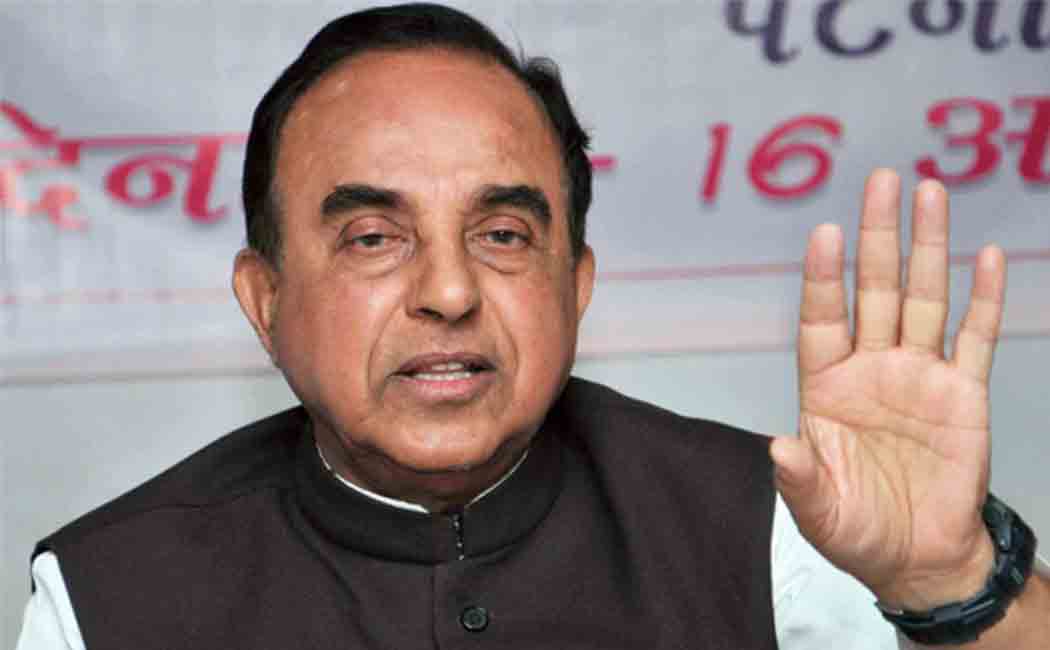 subramanian swamy about indian economy