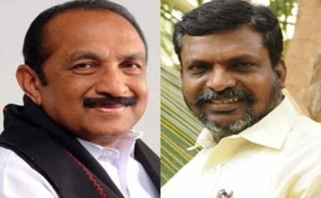 thiruma talk Regarding Vaiko's contribution to the issue of Sri Lankan Tamils