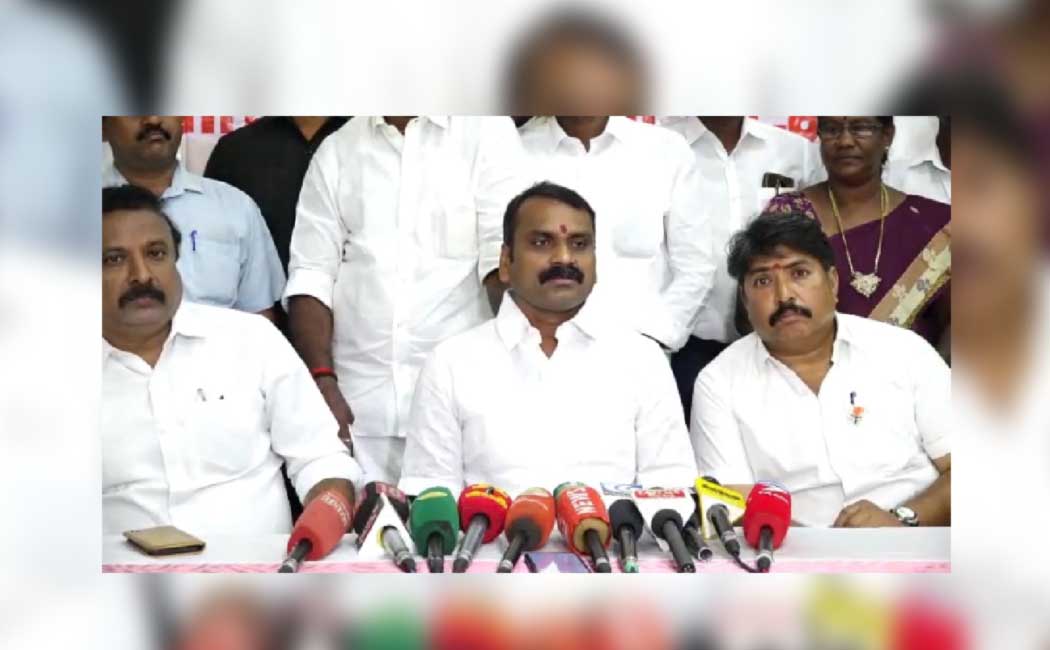 Tamilnadu bjp General Secretary L murugan press meet