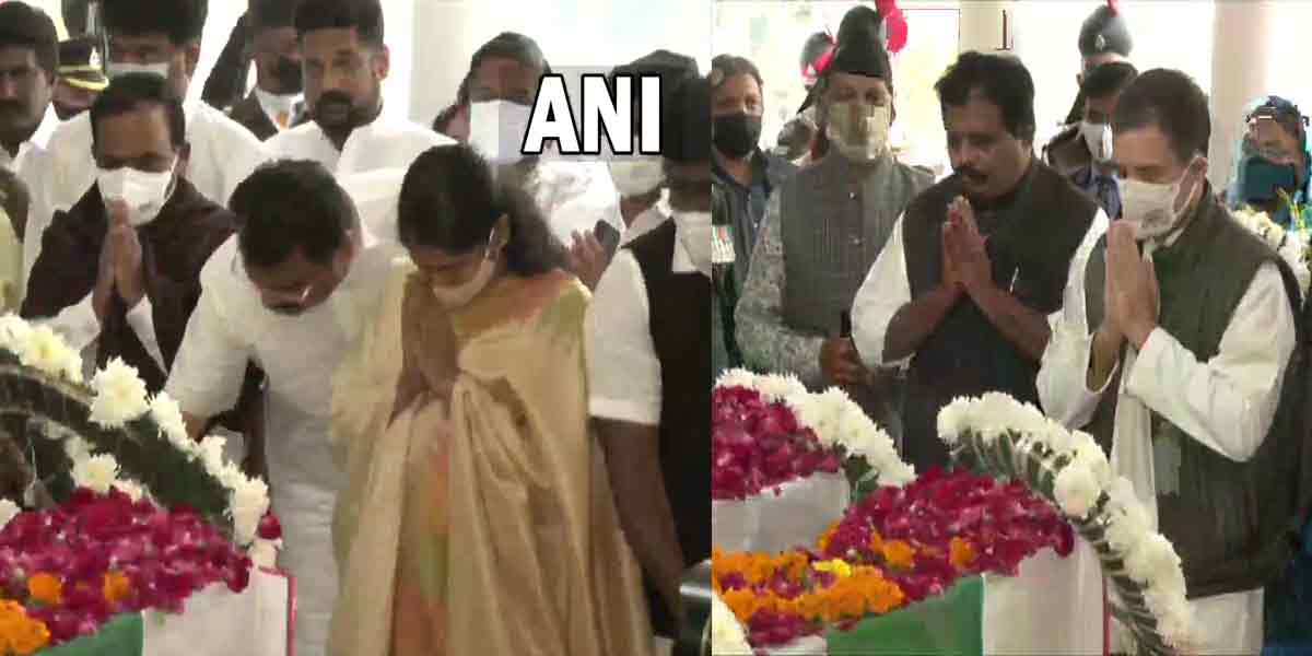 Rahul Gandhi, Kanimozhi and others pay homage to Pipin Rawat