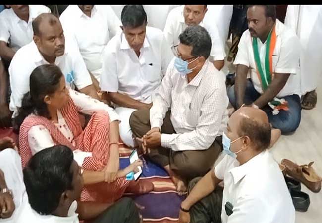 jothi Mani MP withdraws from Tarna!