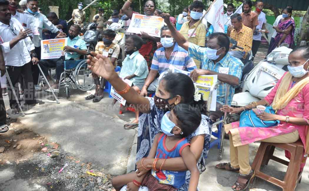 differently abled people involved in the struggle