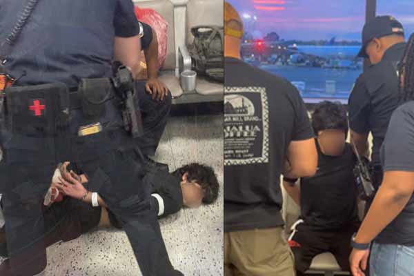 Controversy over handcuffing searching of Indian student in america