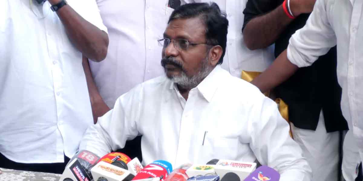 vck thirumavalavan pressmeet