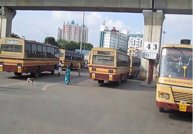 chennai government bus facilities transport employees