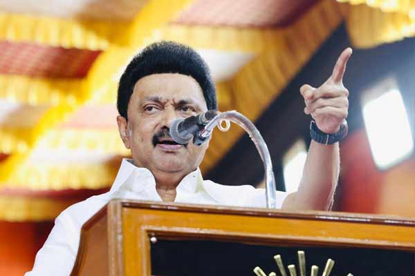 mk stalin BJP has threatened OPS and Dinakaran to contest