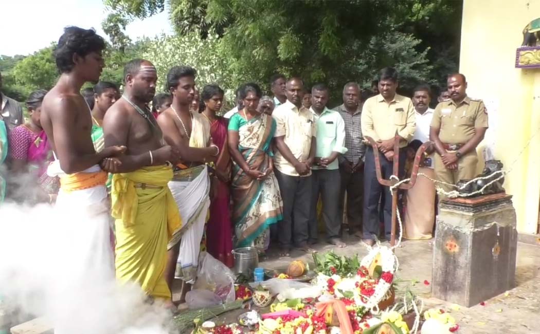 temple demolition case statue was ordered to be handed over to tahsildar office