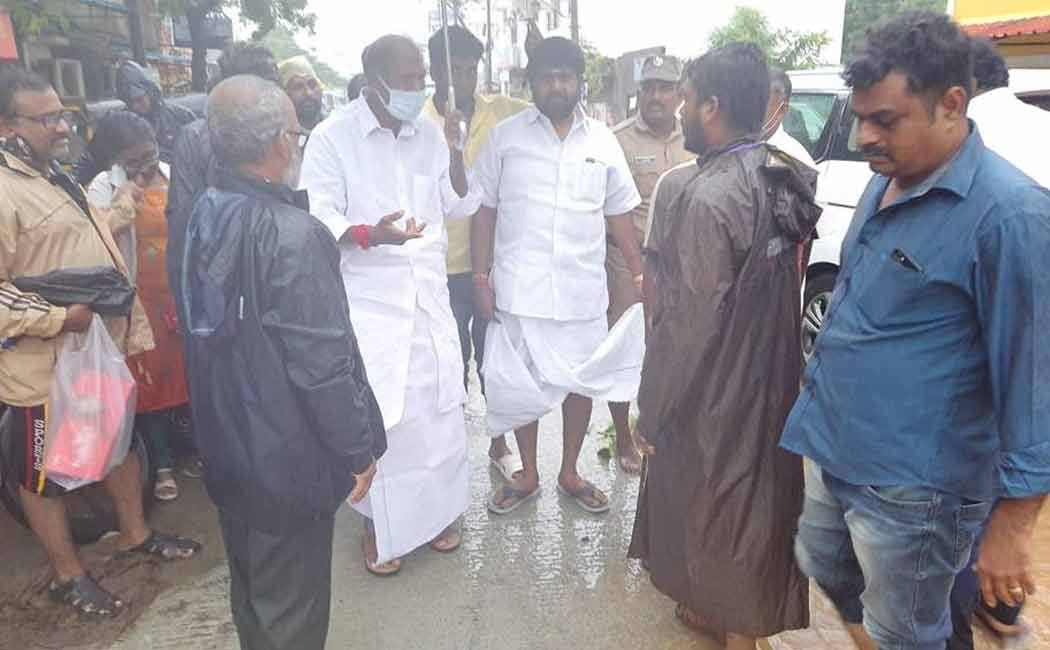 Flood-ravaged Puducherry; Chief Minister Rangasamy inspected in person!