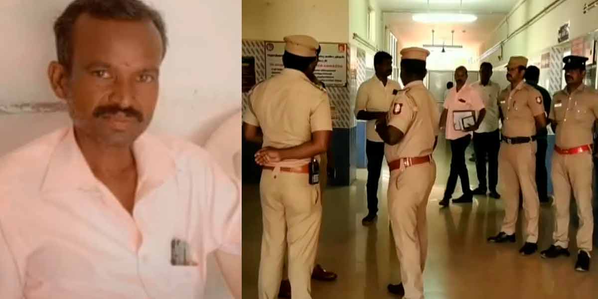 An attack on Tasmac in hatred; Employee casualty