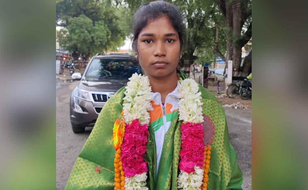 The Indian team returned with the medal