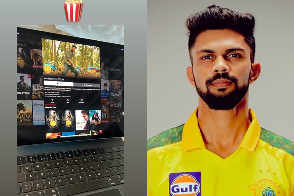Ruturaj Gaikwad watch vijay leo movie