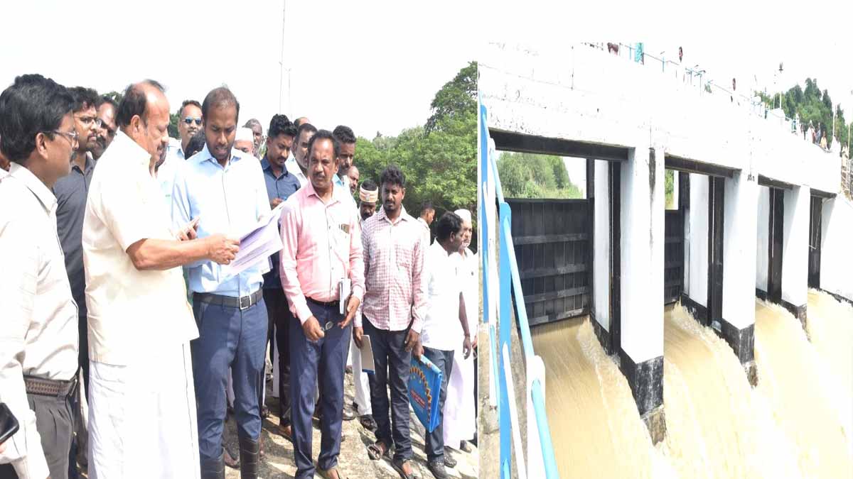'Flood due to opening of Veeranam Lake; Action to get relief' -MRK Panneerselvam confirmed