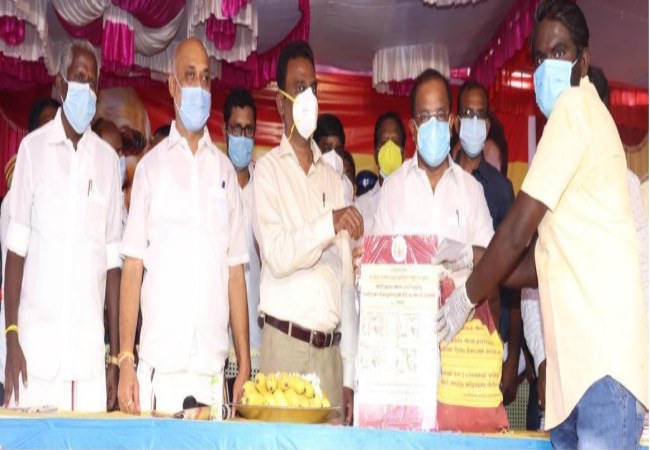 tamilnadu minister pressmeet in dindigul district
