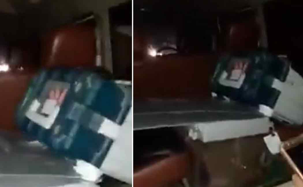 electronic voting machine in bjp candidate car