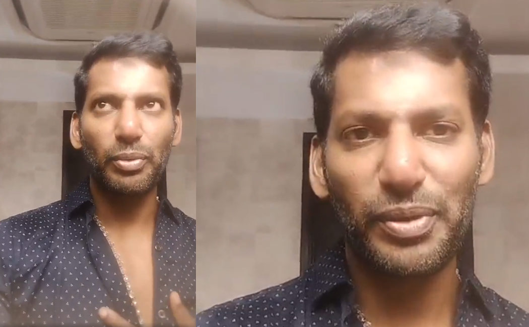 vishal amotional speech about mark antony success