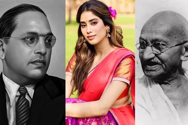 janhvi kapoor about ambedkar gandhi