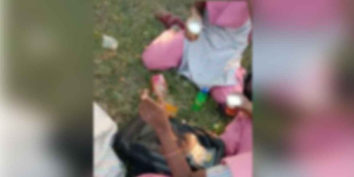 The youth who forced the students to drink alcohol was arrested!