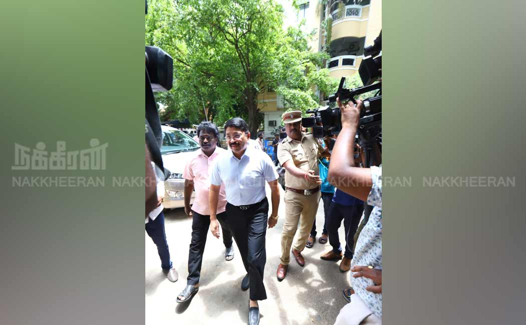 Senior ministers consult at Minister Ponmudi house