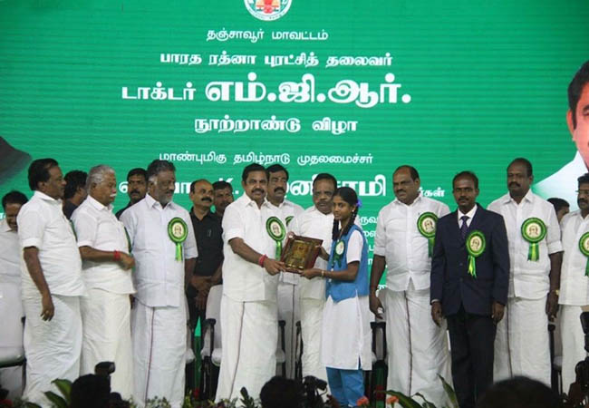 Schoolgirl who donated the prize money for the essay competition to renovate the pool