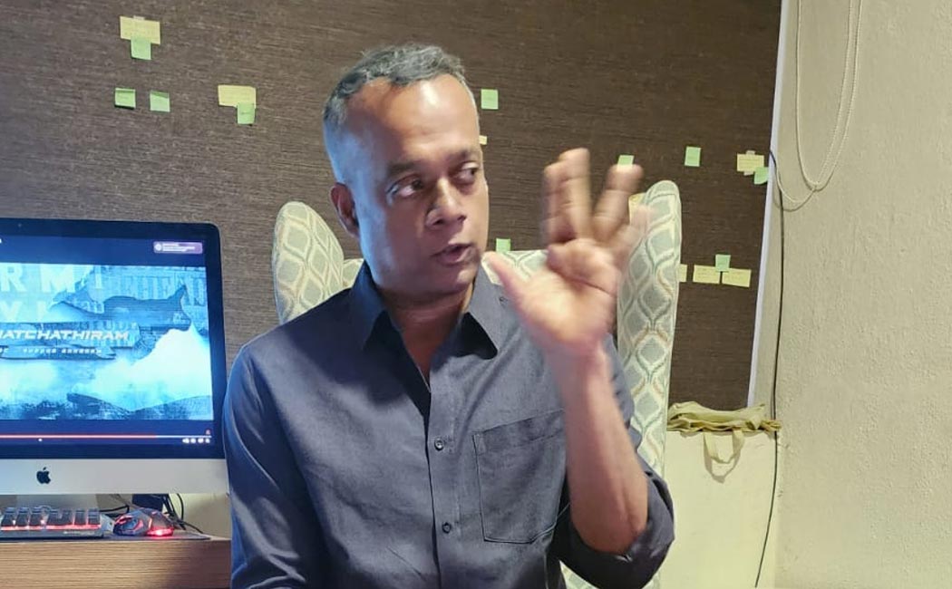 gautham menon about dhruva natchathiram