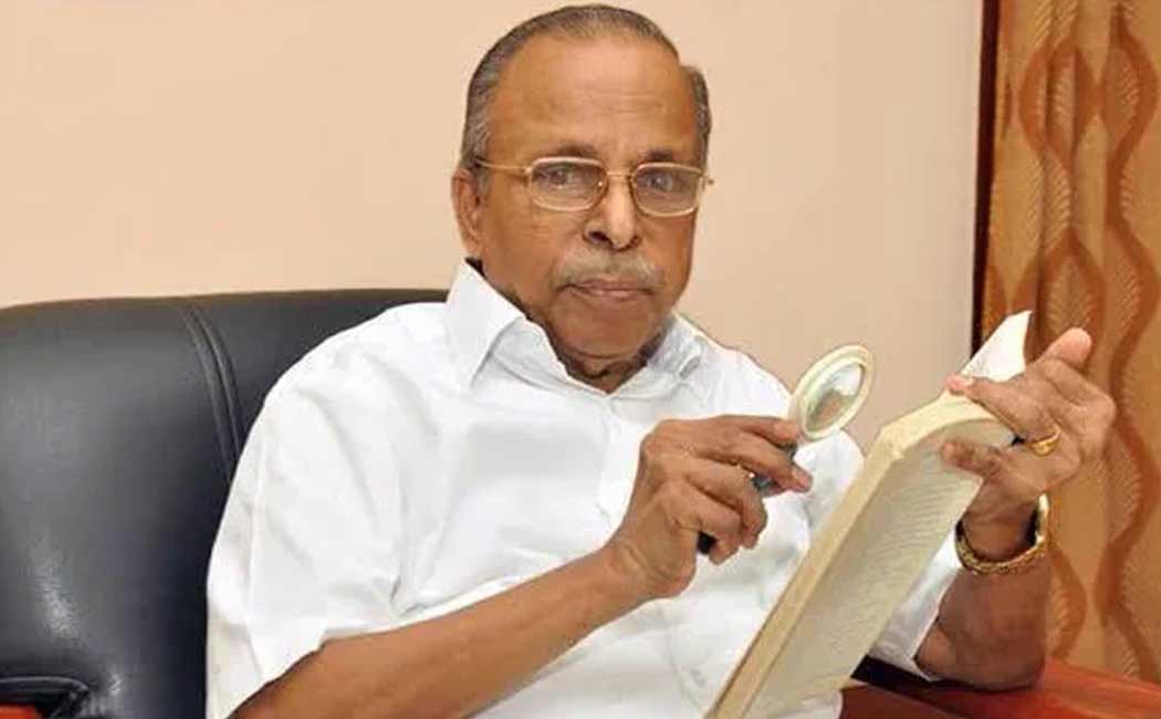 The Chief Minister condoles scholar of inscriptions Pulavar S. Rasu