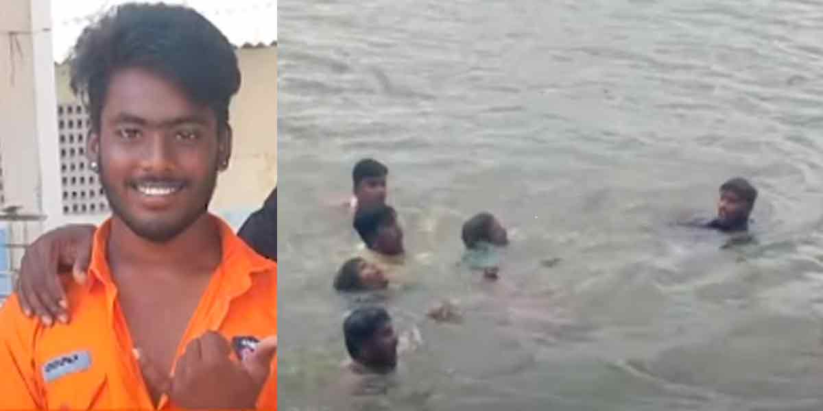 A youth who went into the pool for swimming practice with friends lost their live