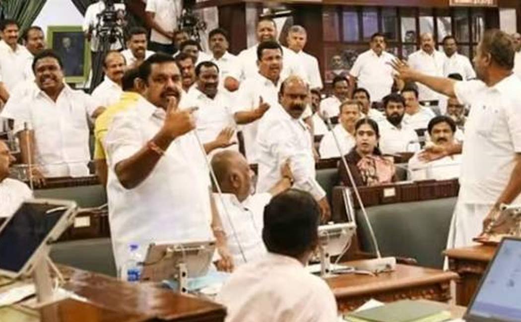 o panneerselvam and edappadi palanisamy tn assembley issues