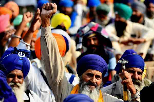 plea against farmers rally in delhi borders