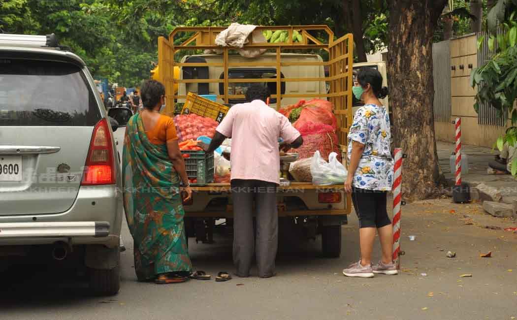 Deserted market; Wasted vegetables