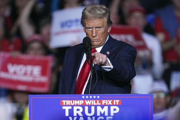 Trump warns Iran full force American forces will come down