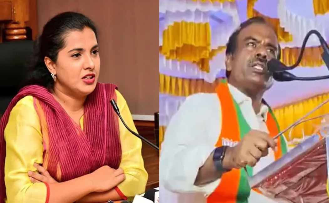 BJP leader's controversial statement against Deputy Commissioner to pakistan in karnataka