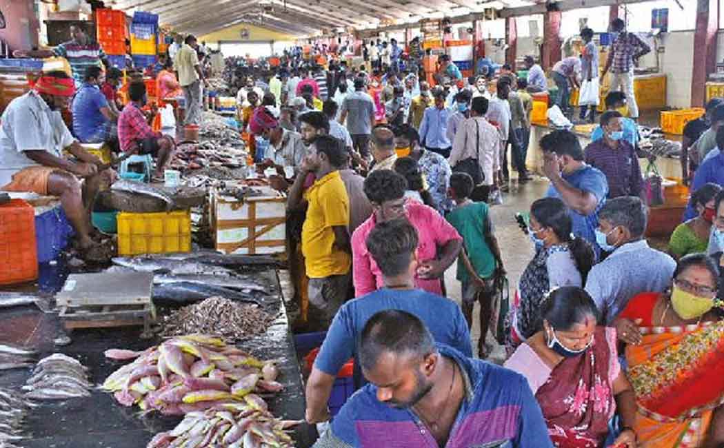 Trichy fish market rushed