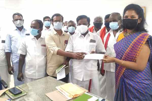 Sinanathurai MLA who donated his first month's salary as a corona relief fund.