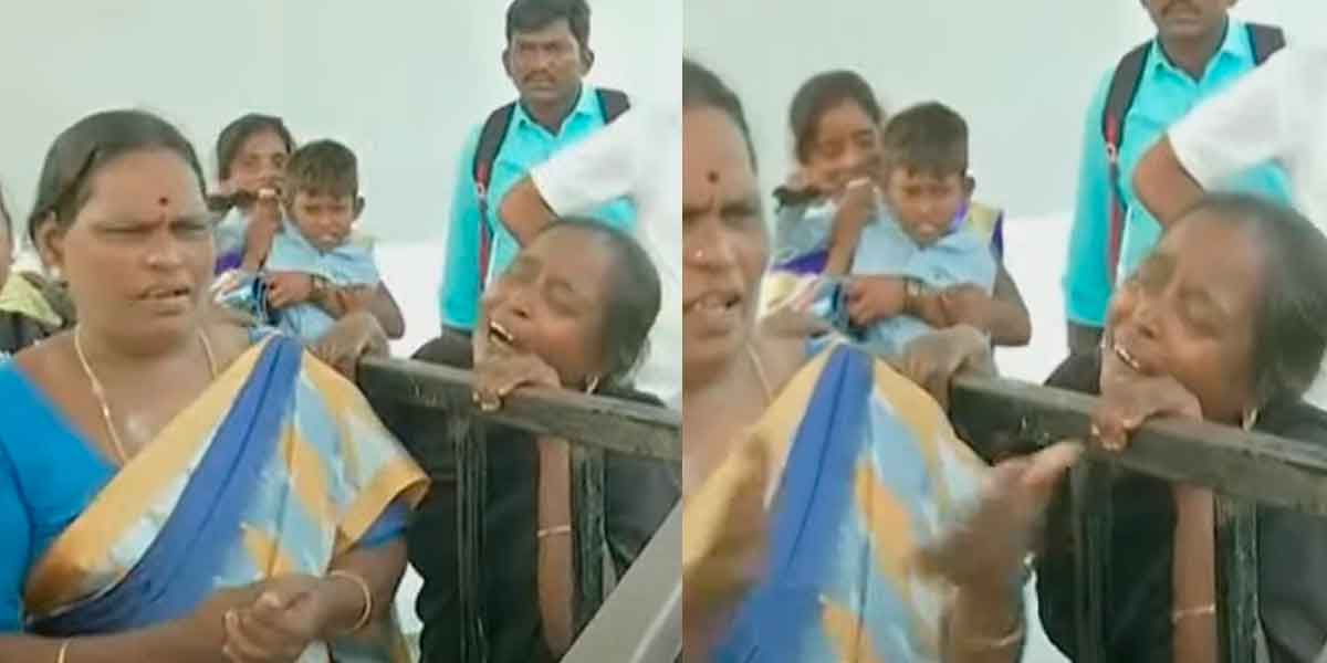 "You also came and laid here; today you are making a party statement, mother" - The girl who broke down in tears at the J. Memorial.