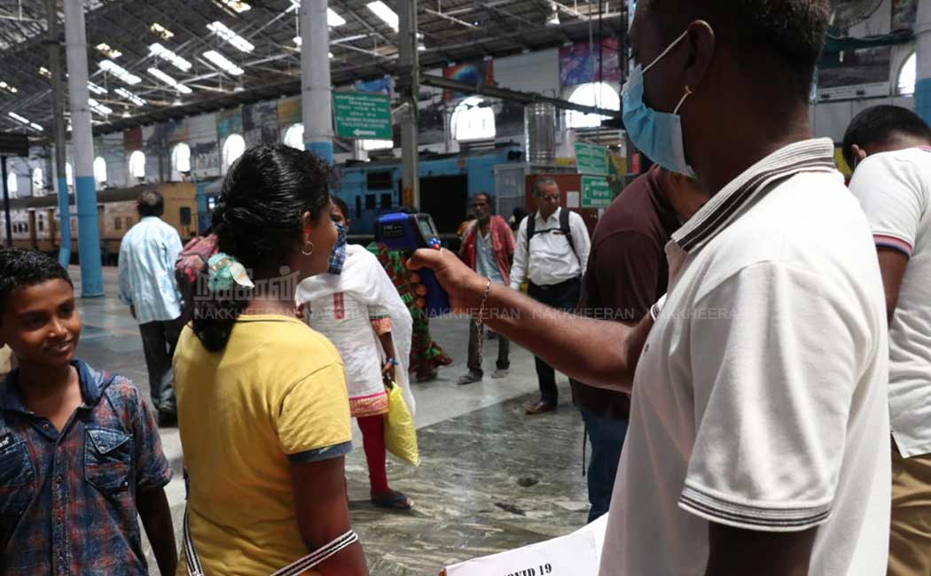 Corona safety arrangements at Railway stations