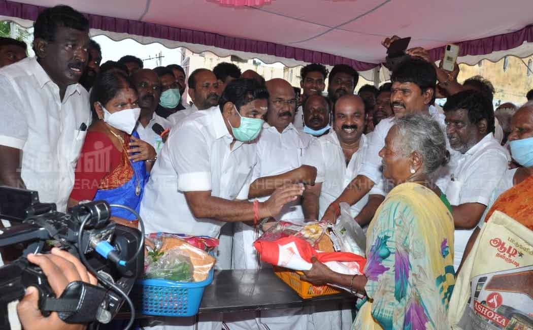 Edappadi Palanisamy who provided relief in the puzhal